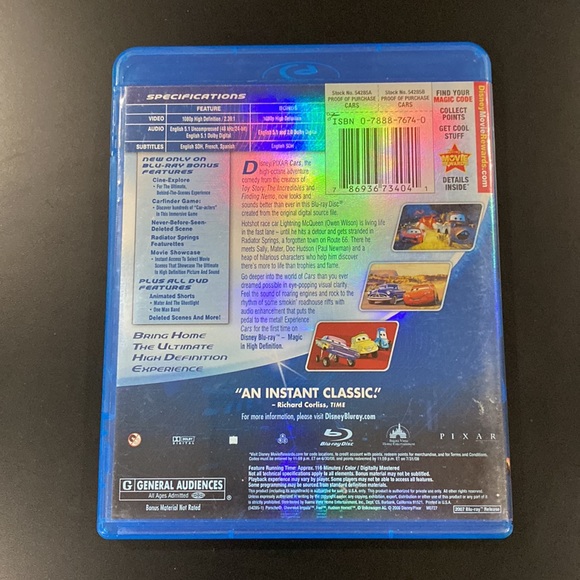 Cars - Blu-ray - Picture 2 of 5